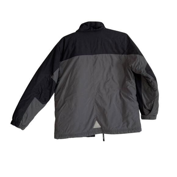 Y2K Youth LL Bean Two Tone Gray Thinsulate Nylon Full Zip Winter Coat Size 14/16 - Picture 3 of 16